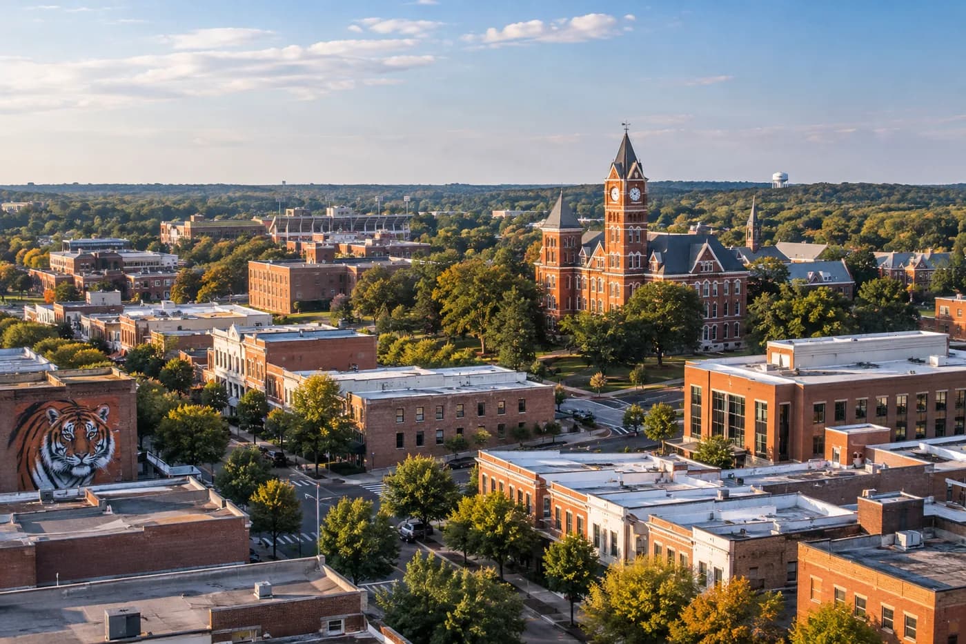 Auburn, Alabama cityscape