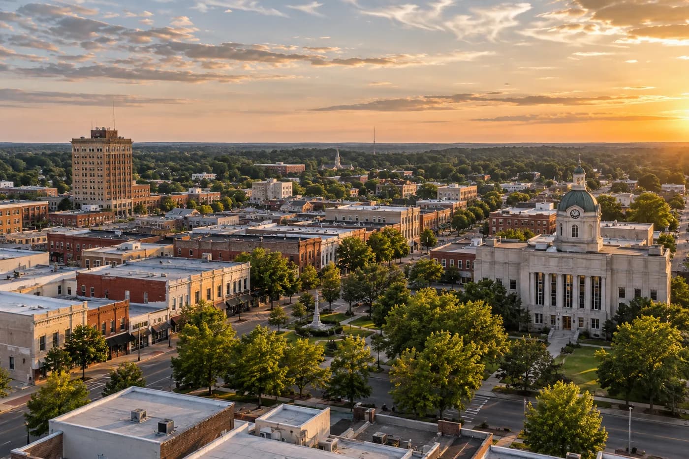 Dothan, Alabama cityscape