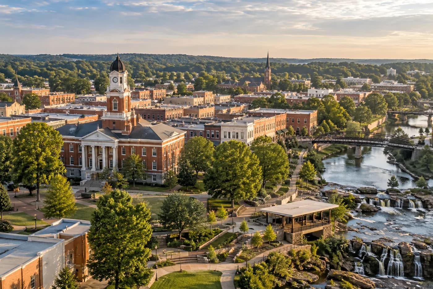 Opelika, Alabama cityscape