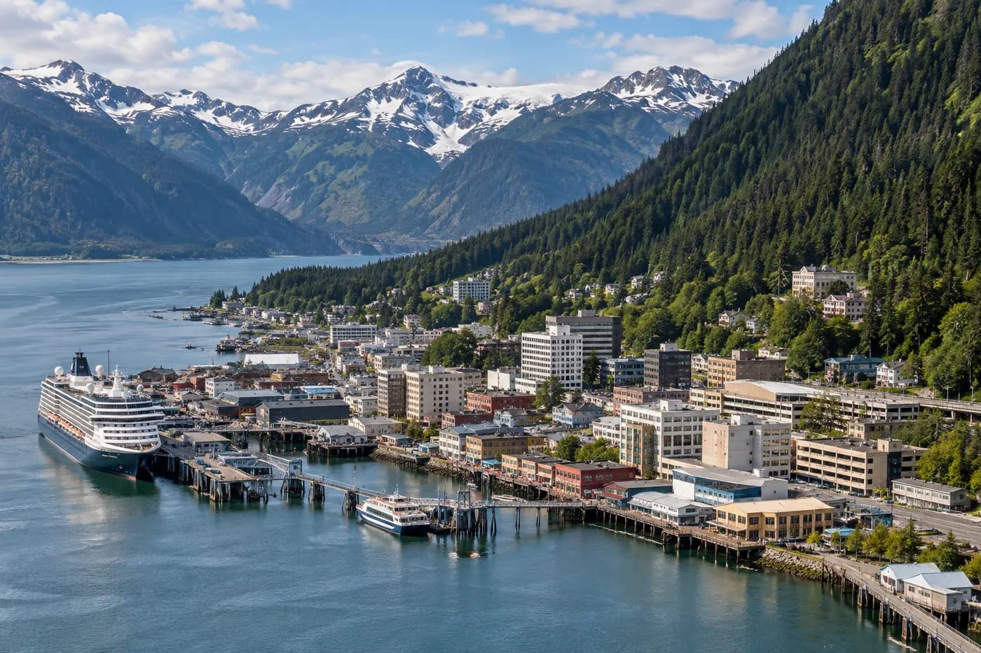 Juneau, Alaska cityscape