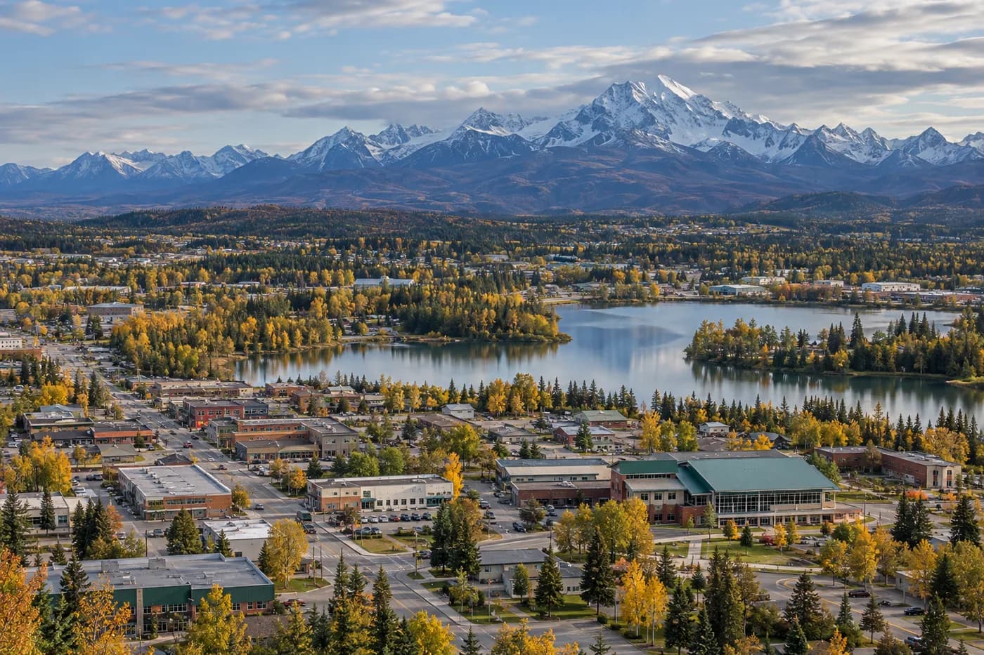 Wasilla, Alaska cityscape