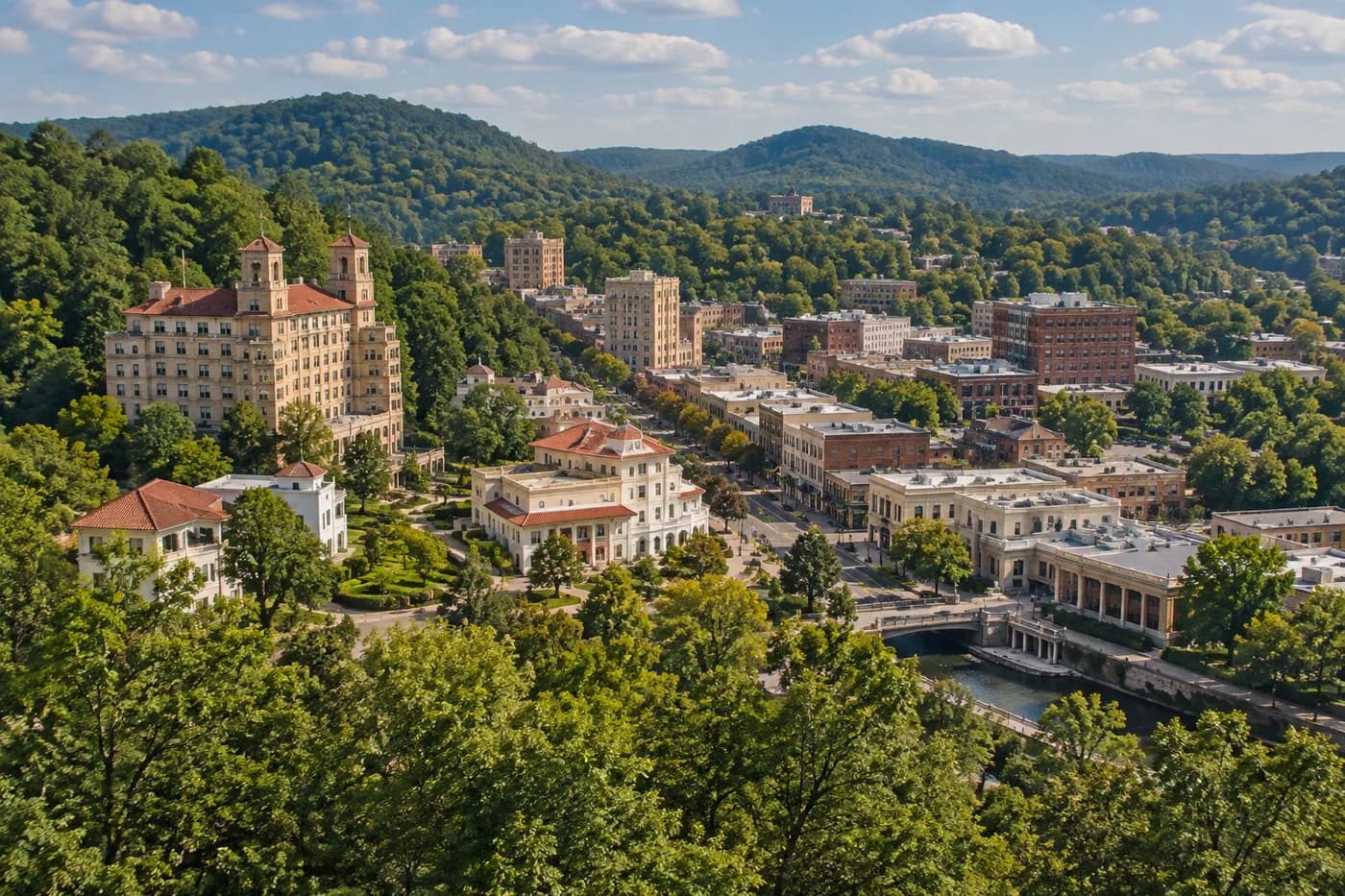 Hot Springs, Arkansas cityscape