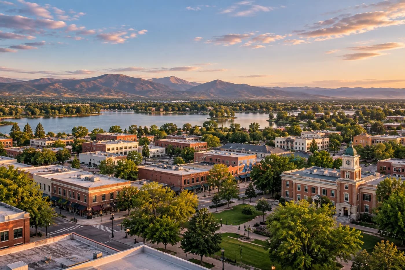 Loveland, Colorado cityscape