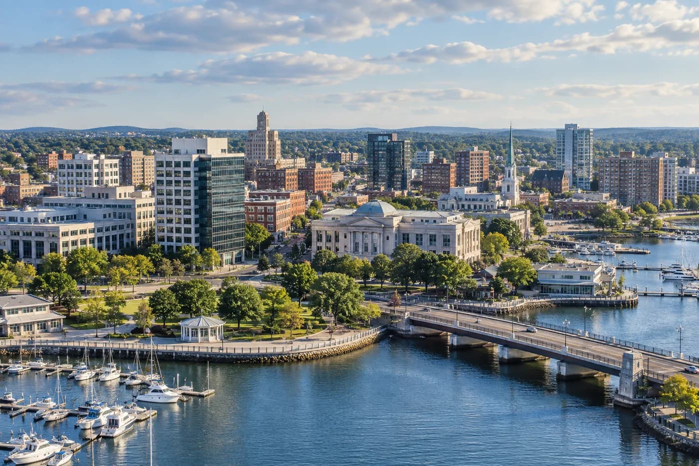 Stamford, Connecticut cityscape