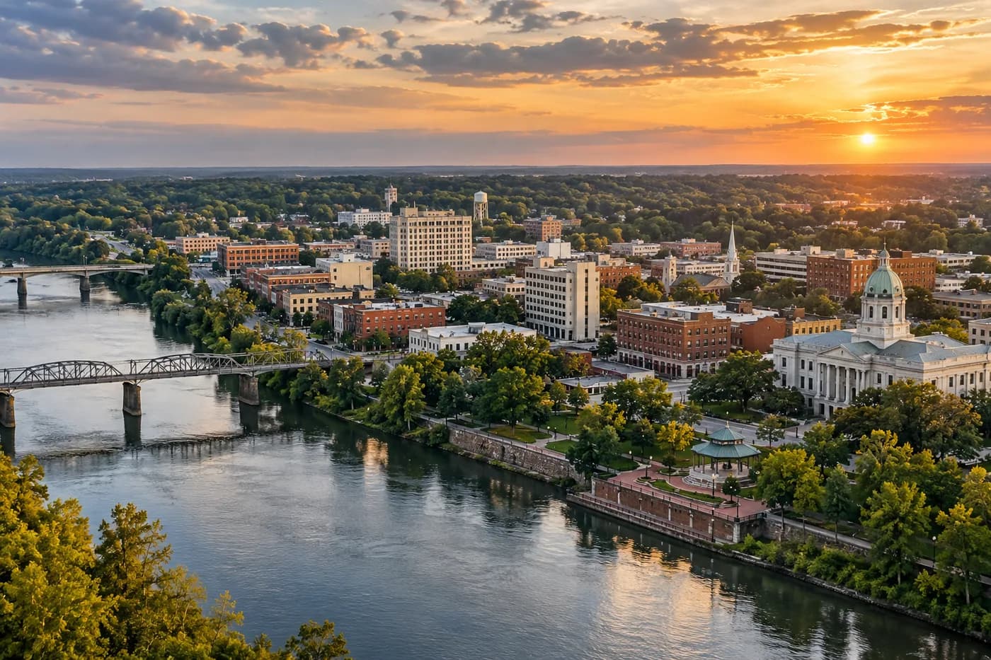 Albany, Georgia cityscape