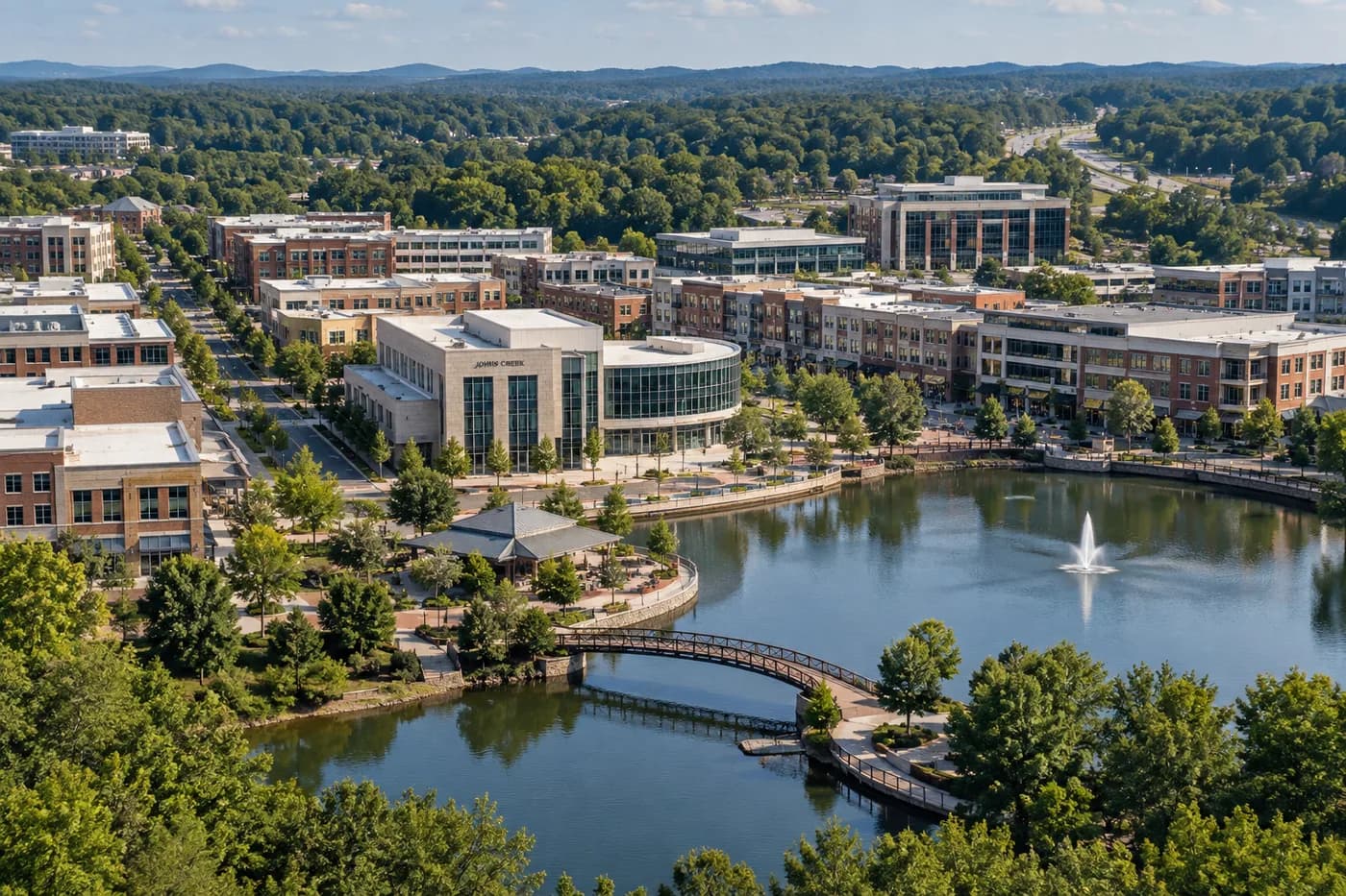 Johns Creek, Georgia cityscape