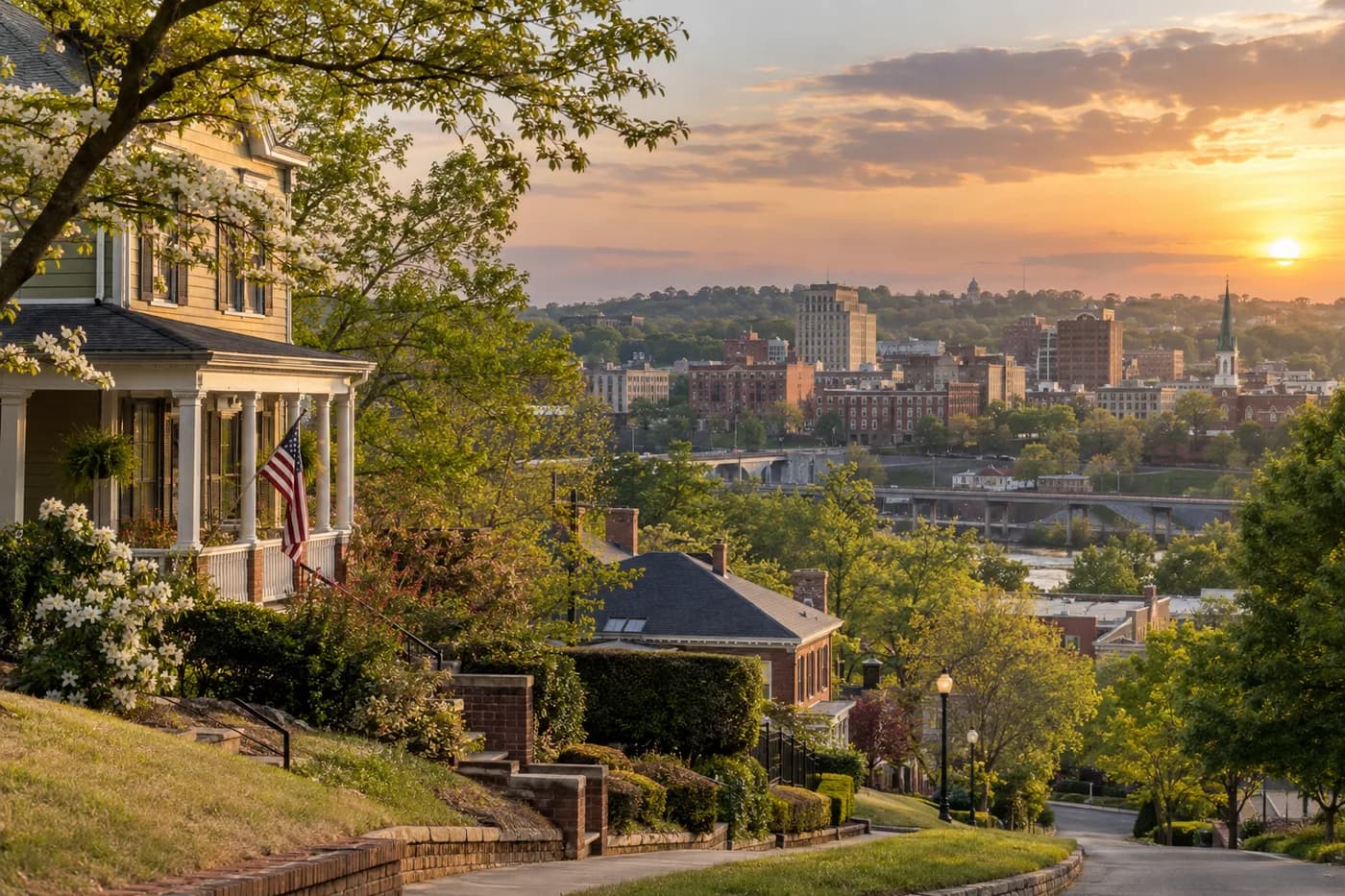 Macon, Georgia cityscape