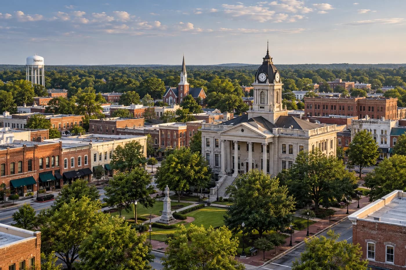 Newnan, Georgia cityscape