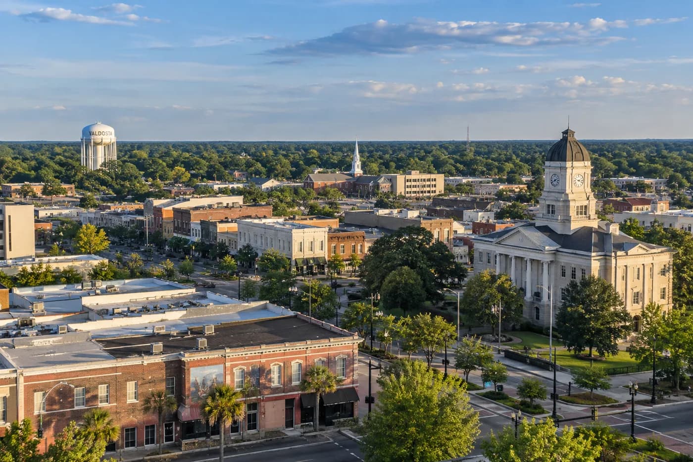 Valdosta, Georgia cityscape