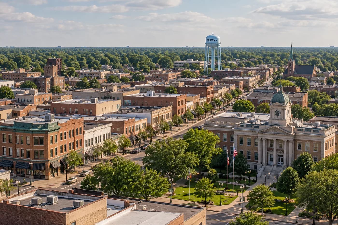 Berwyn, Illinois cityscape