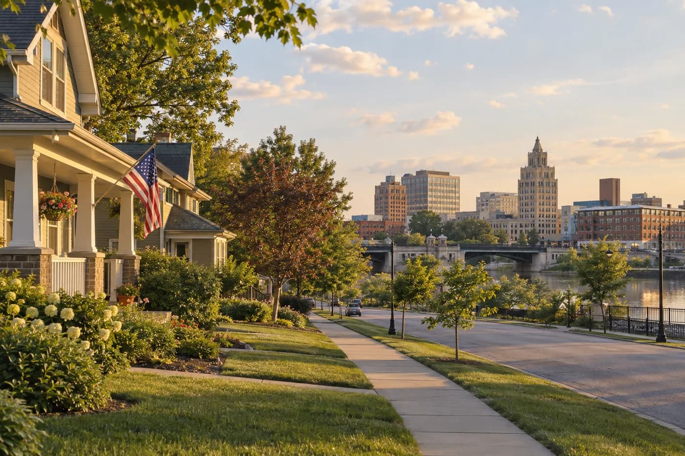 Joliet, Illinois cityscape