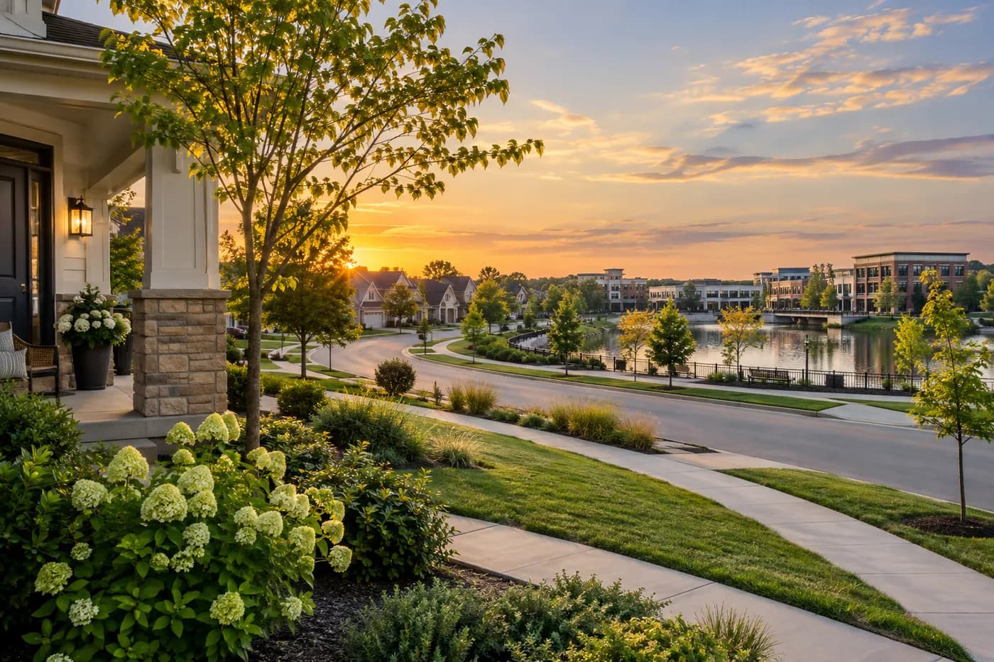 Fishers, Indiana cityscape