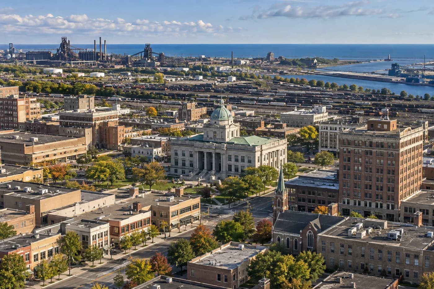 Hammond, Indiana cityscape