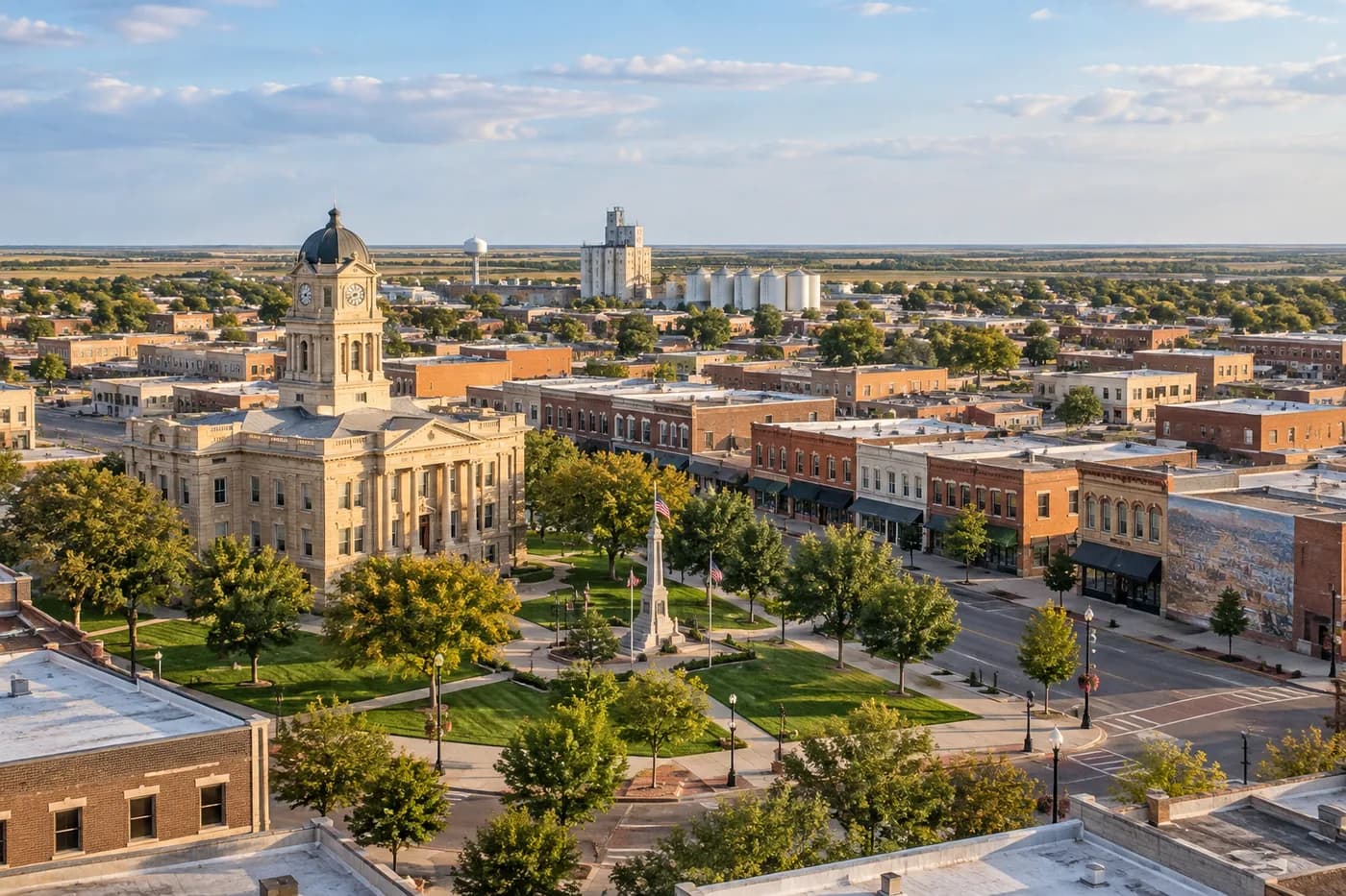 Garden City, Kansas cityscape
