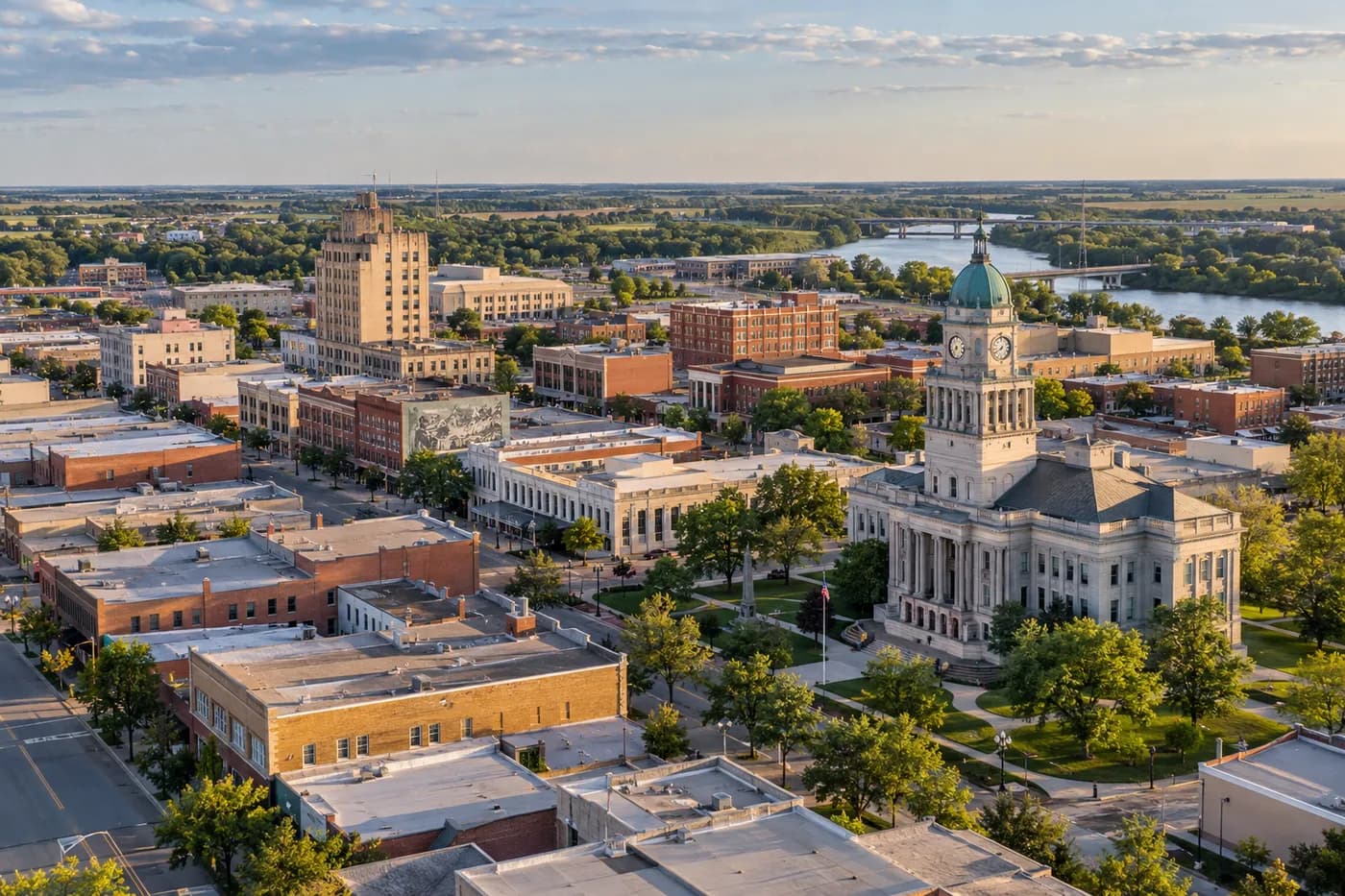 Salina, Kansas cityscape