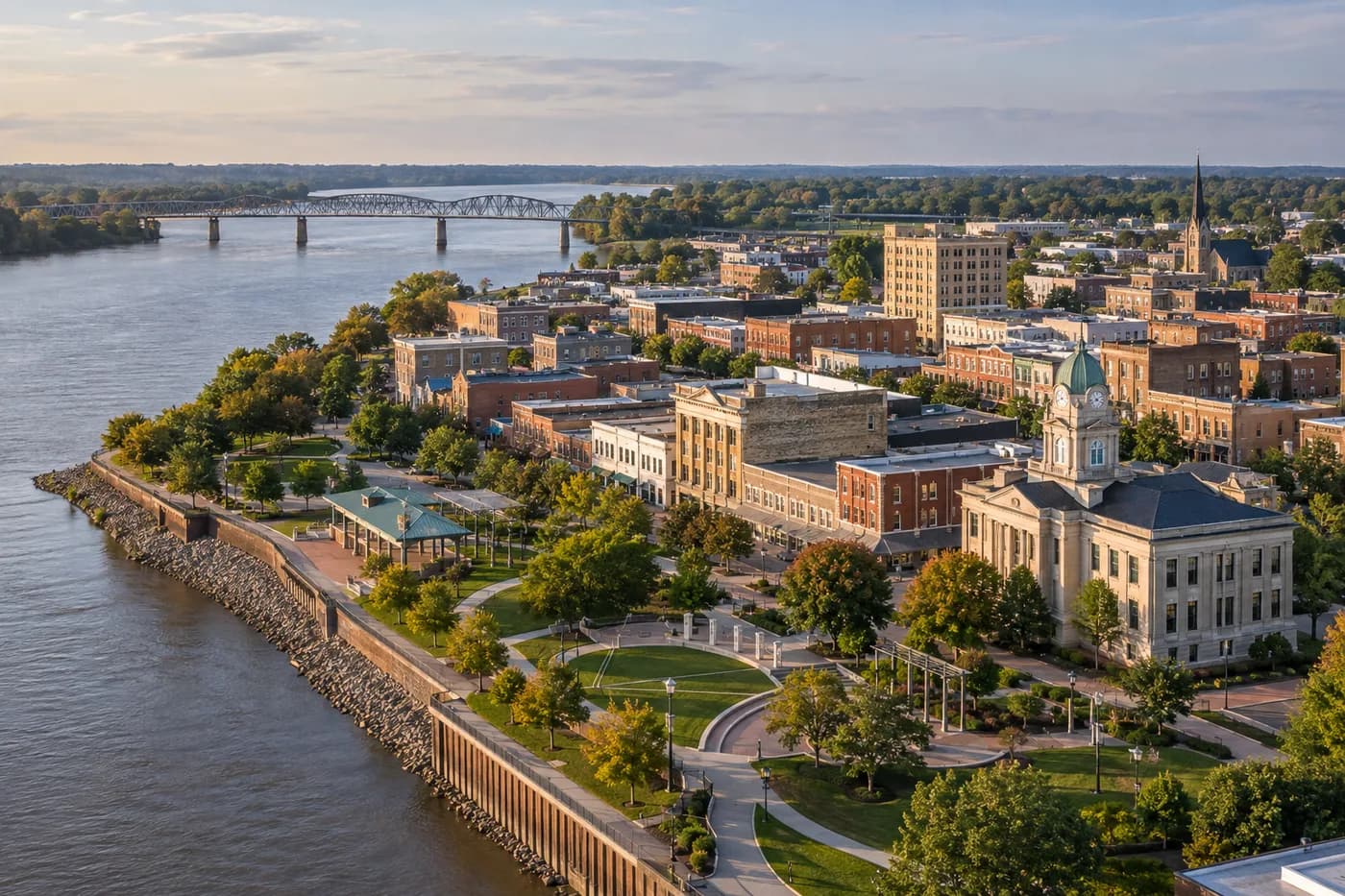 Henderson, Kentucky cityscape