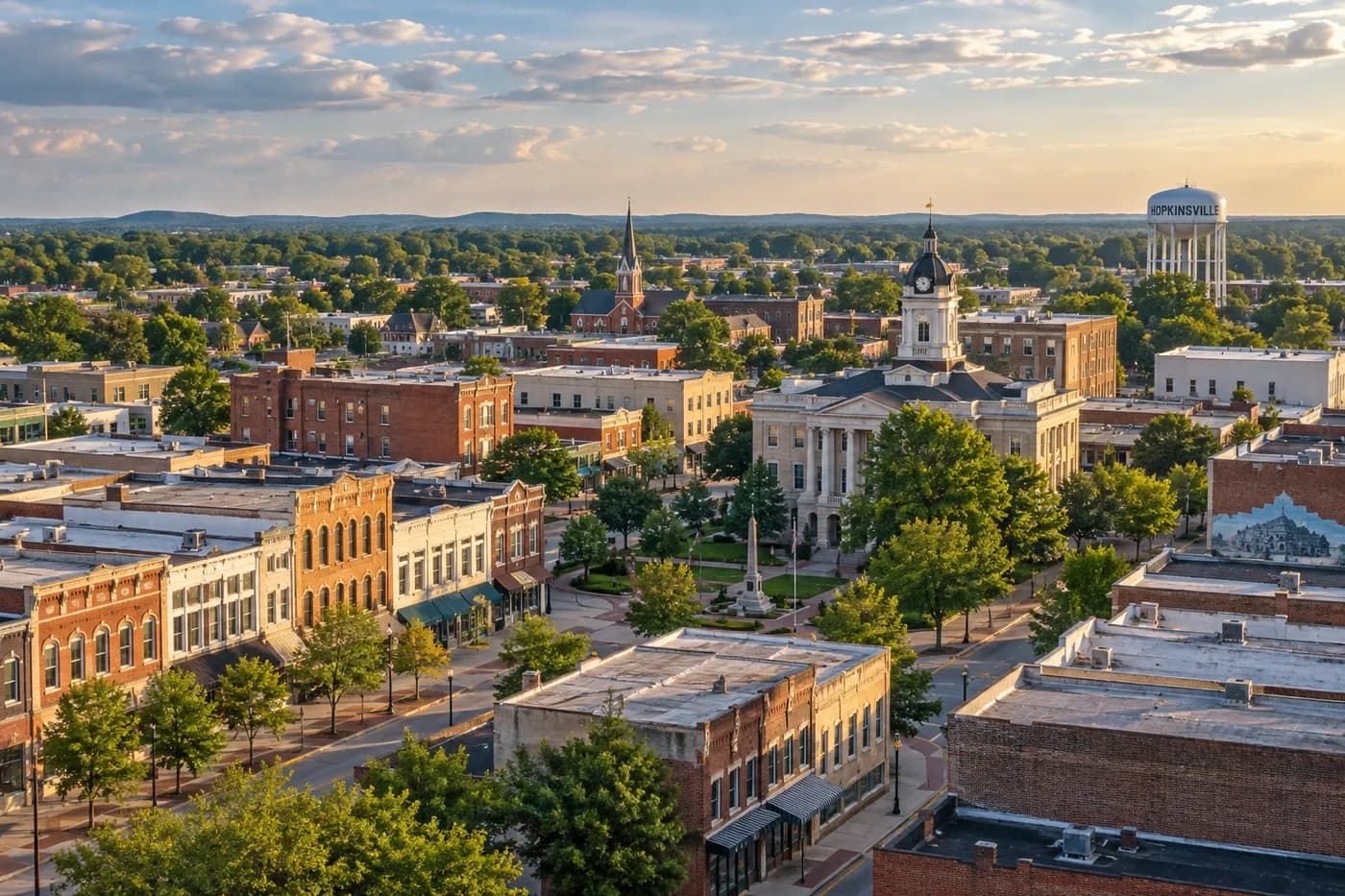 Hopkinsville, Kentucky cityscape