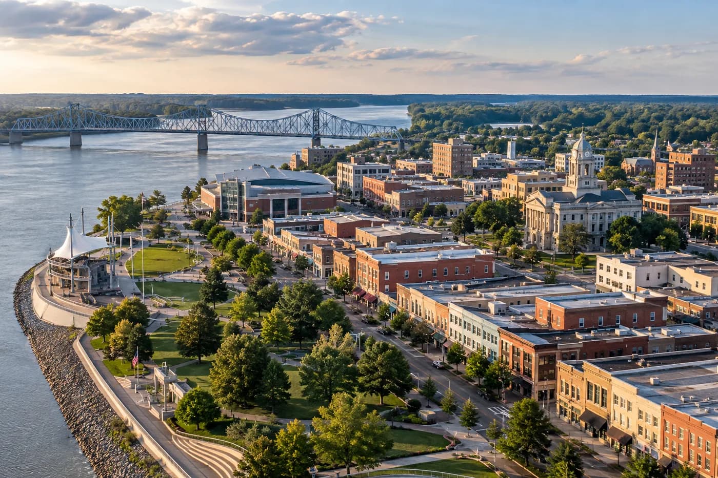 Owensboro, Kentucky cityscape
