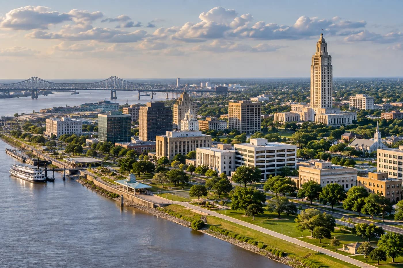 Baton Rouge, Louisiana cityscape