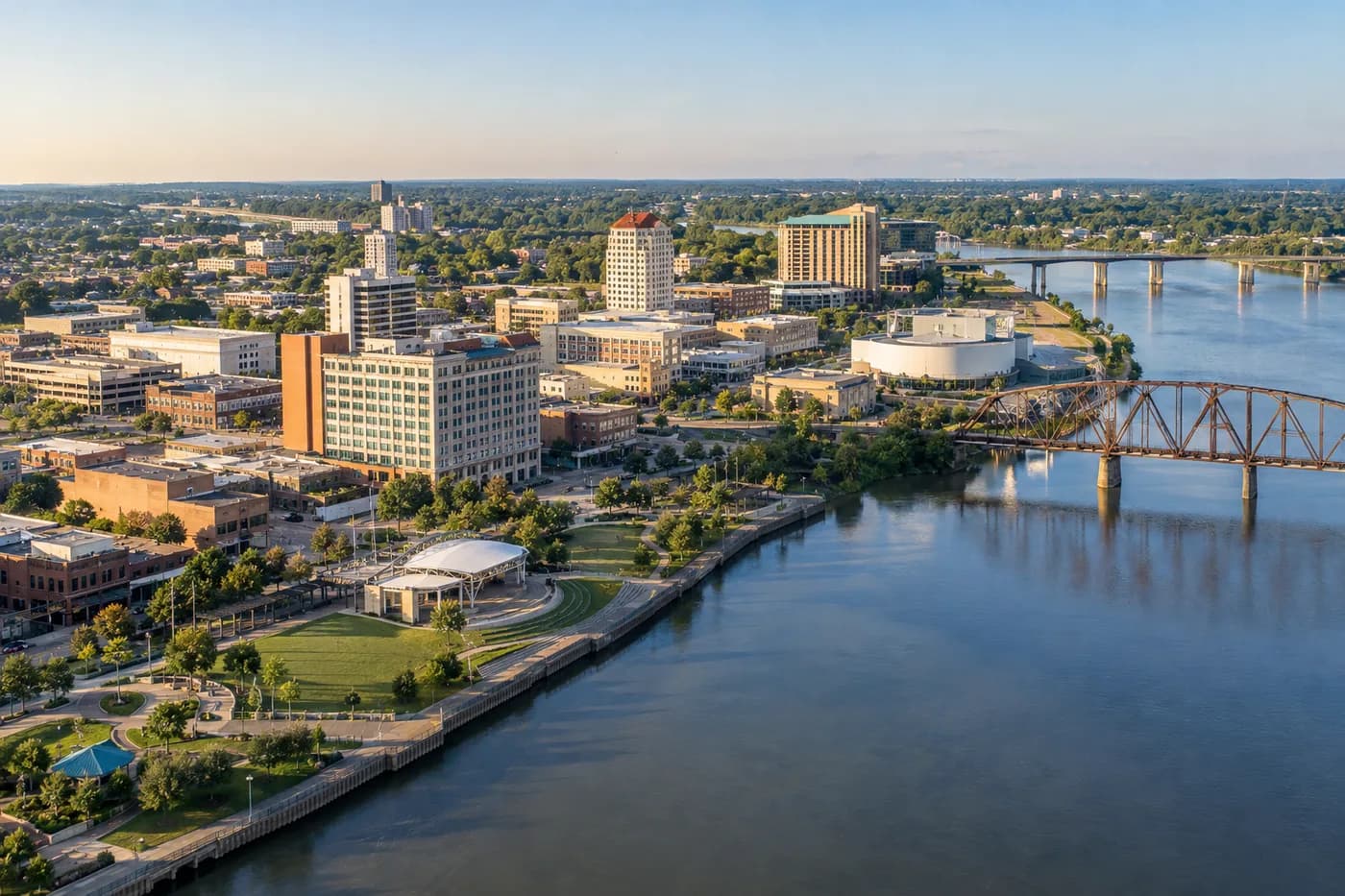 Bossier City, Louisiana cityscape