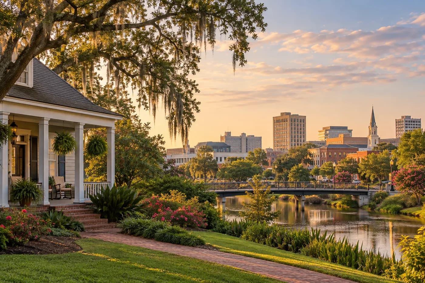 Lafayette, Louisiana cityscape