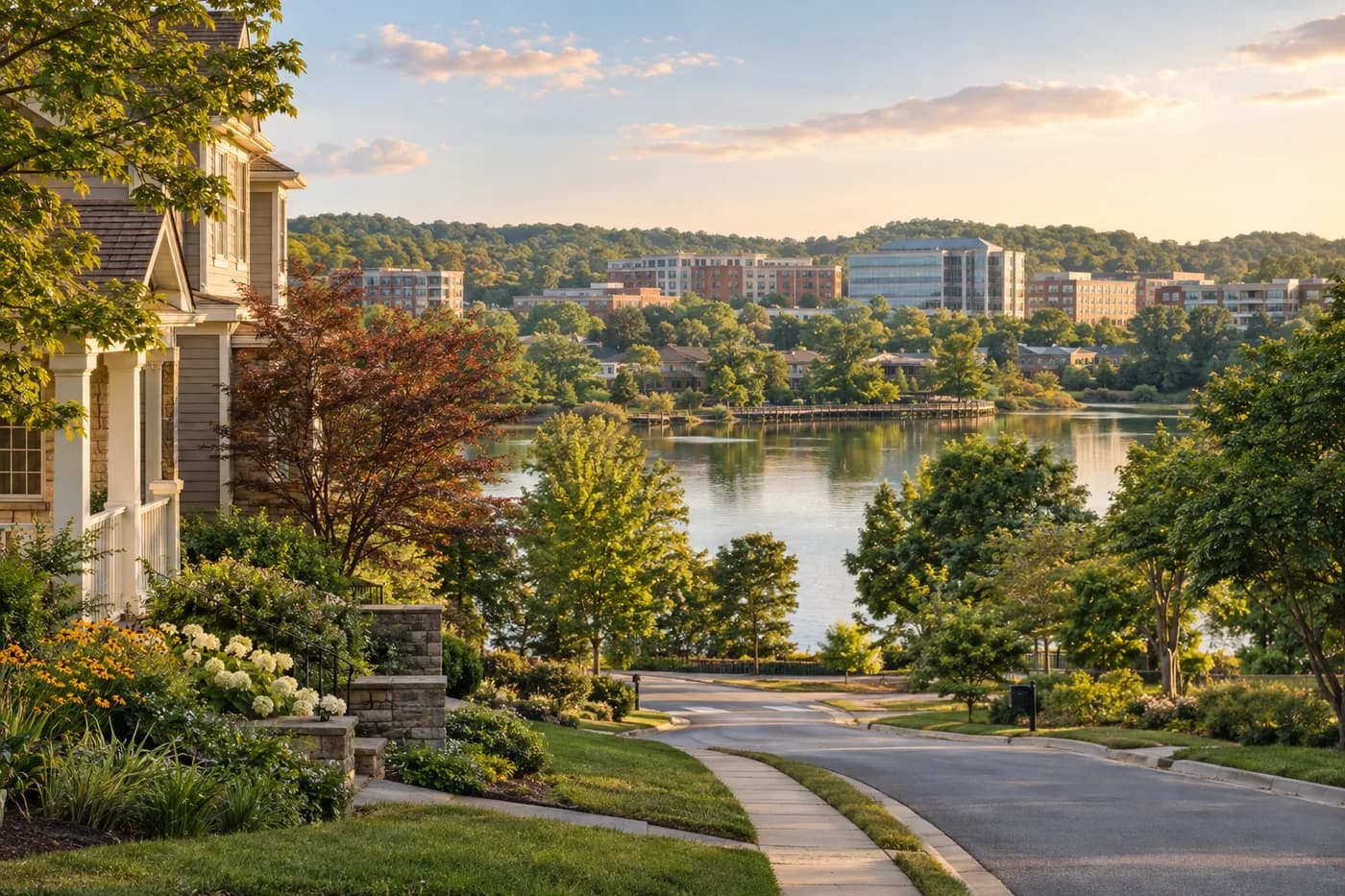 Columbia, Maryland cityscape