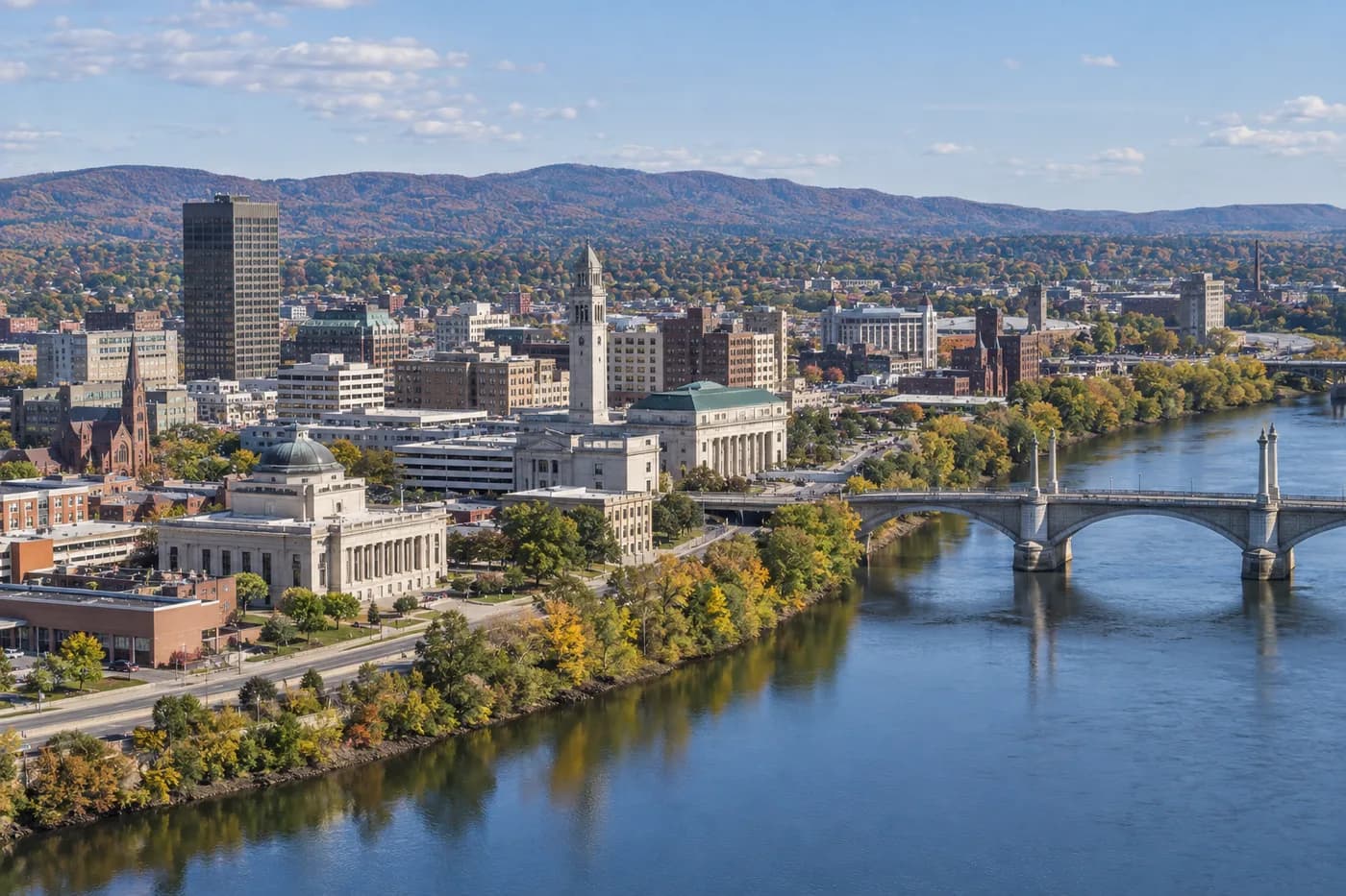 Springfield, Massachusetts cityscape