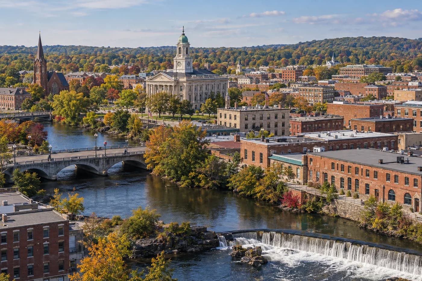 Taunton, Massachusetts cityscape