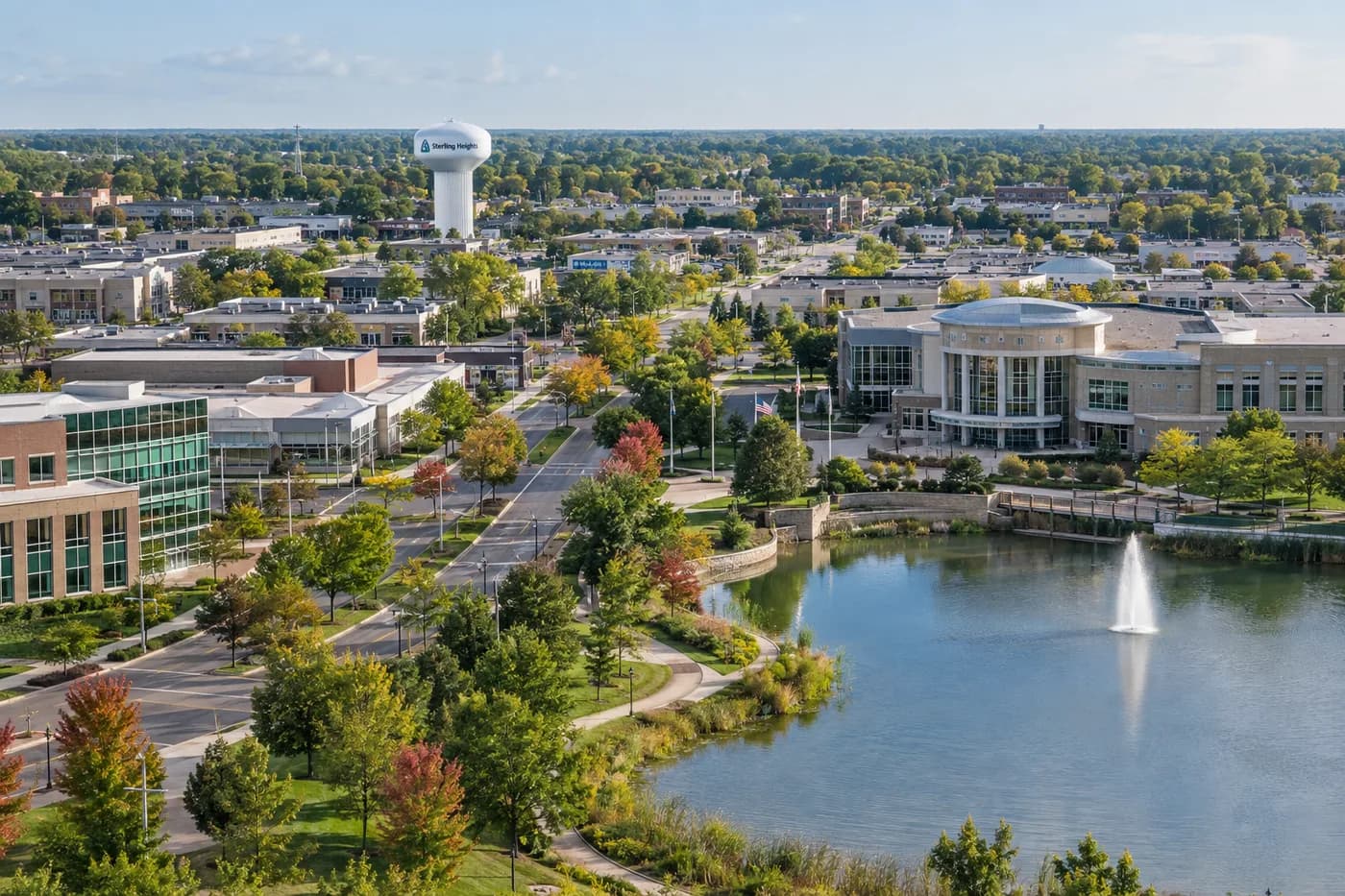 Sterling Heights, Michigan cityscape