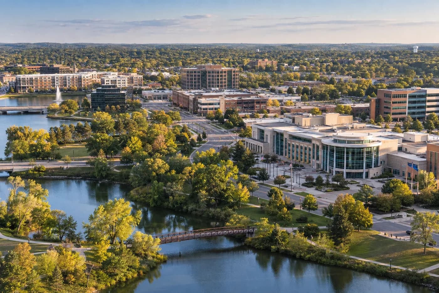 Burnsville, Minnesota cityscape