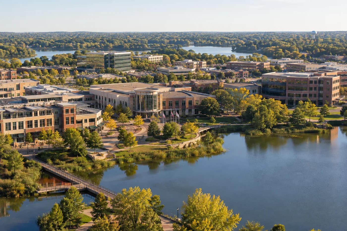 Eden Prairie, Minnesota cityscape
