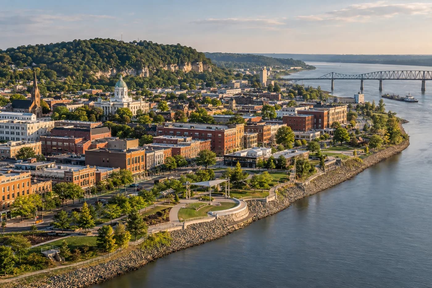 Cape Girardeau, Missouri cityscape