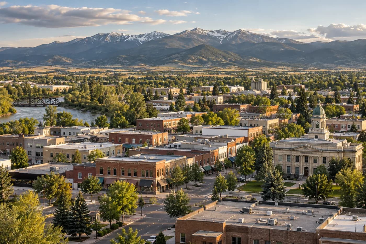 Belgrade, Montana cityscape