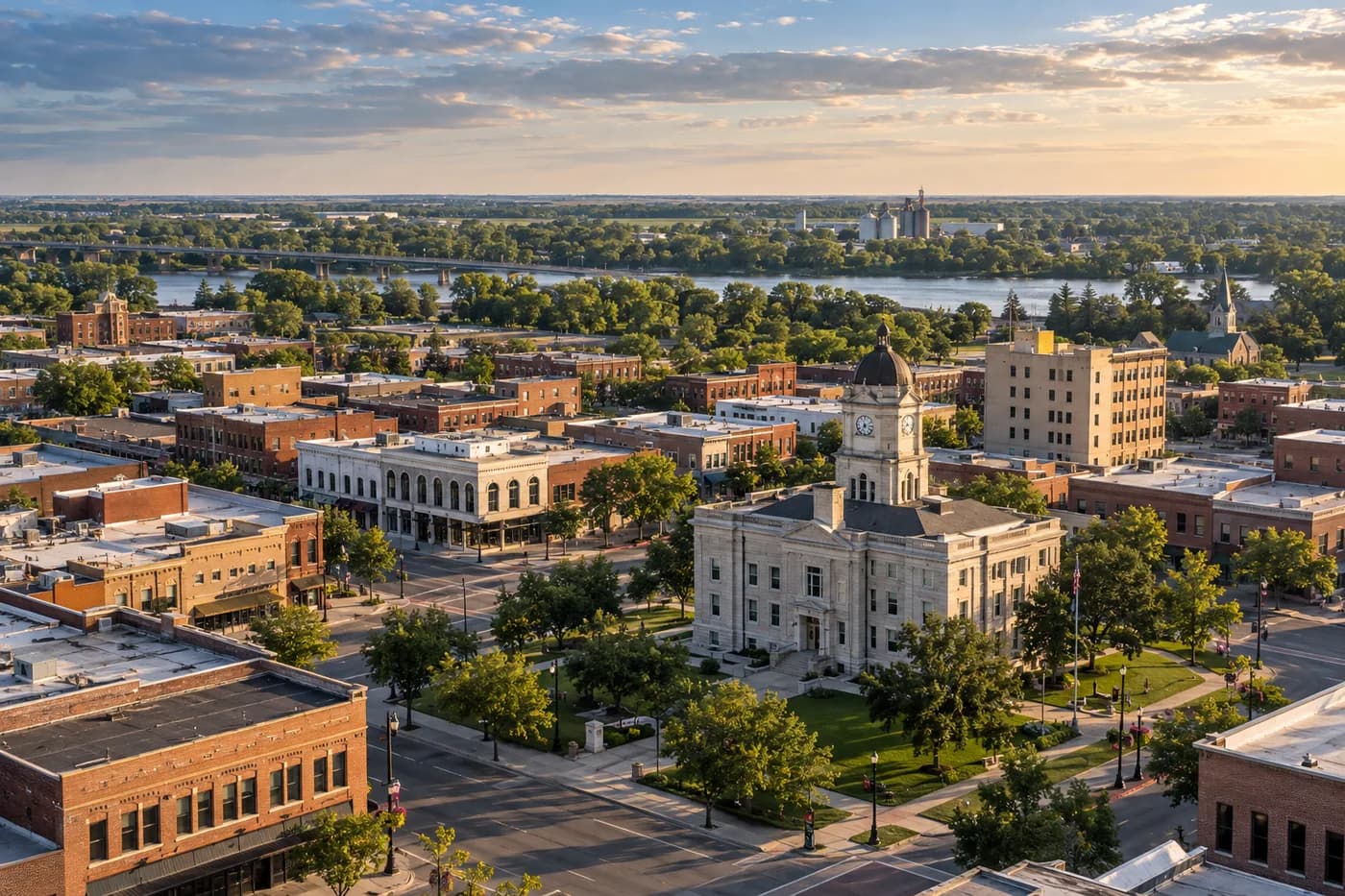 Hastings, Nebraska cityscape