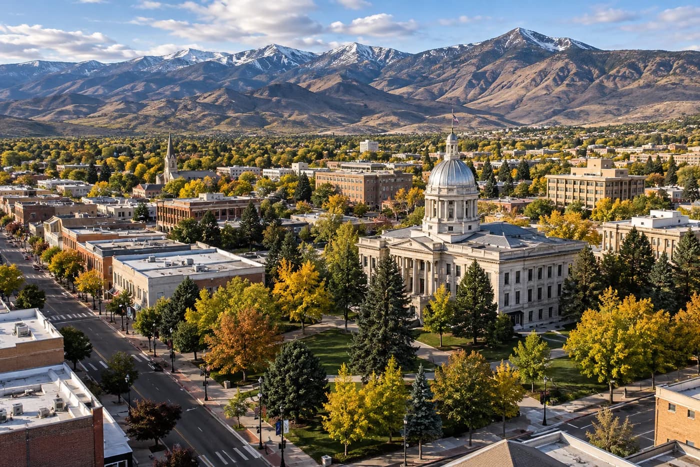 Carson City, Nevada cityscape