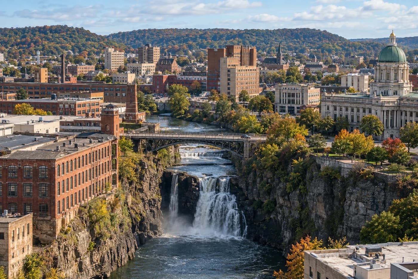 Paterson, New Jersey cityscape
