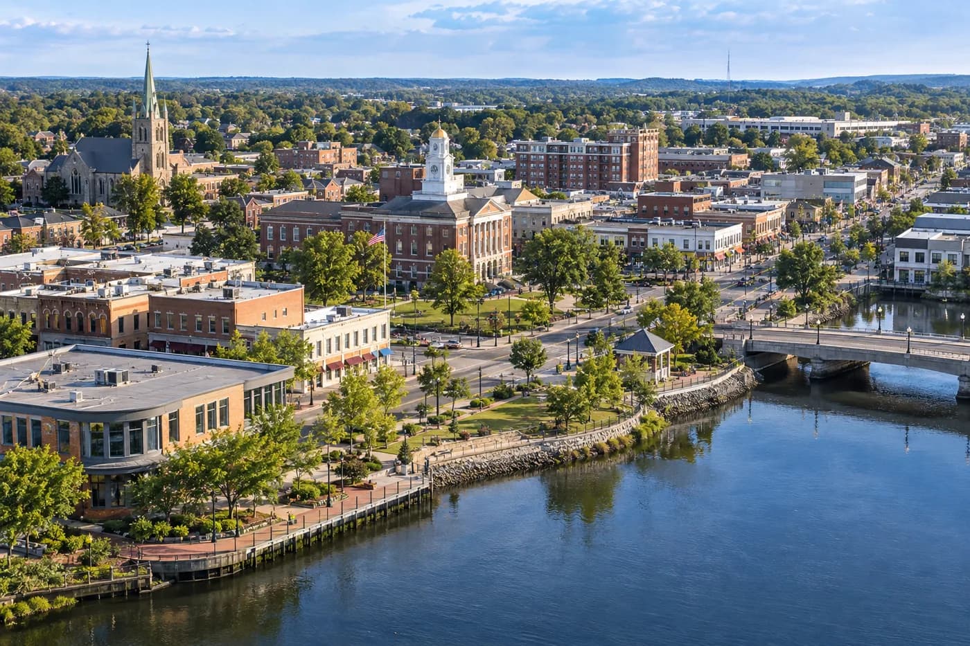 Woodbridge, New Jersey cityscape
