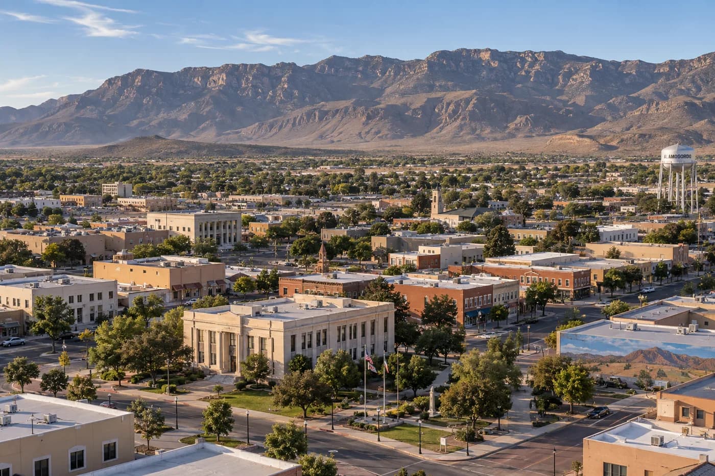 Alamogordo, New Mexico cityscape