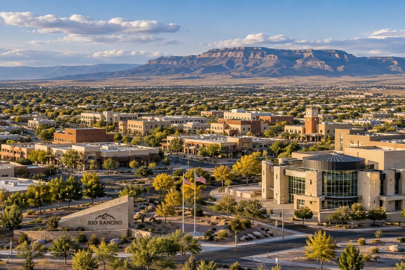 Rio Rancho, New Mexico cityscape