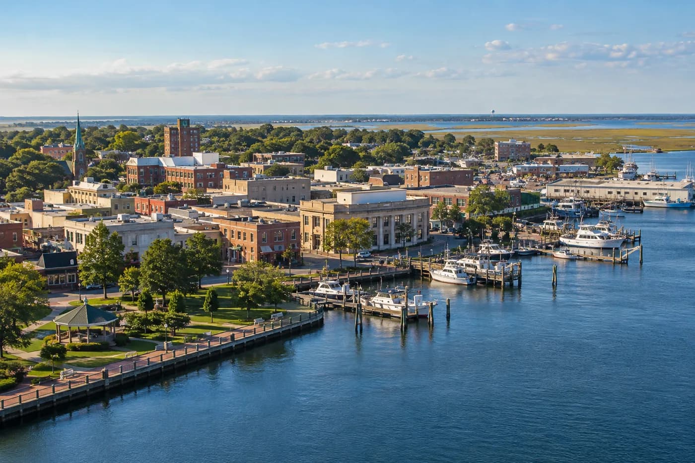 Freeport, New York cityscape