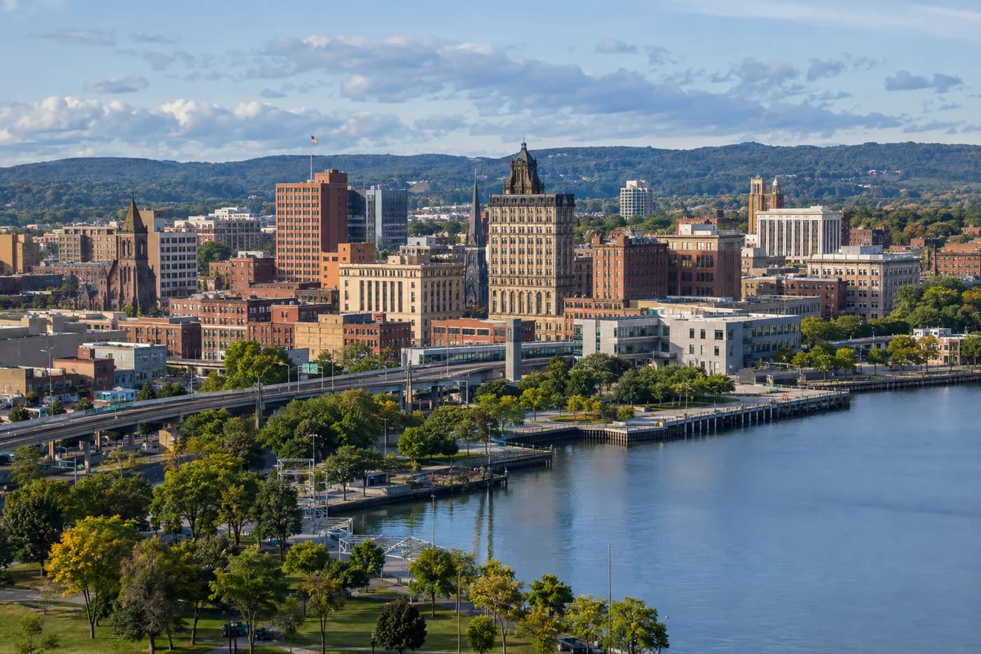 Syracuse, New York cityscape