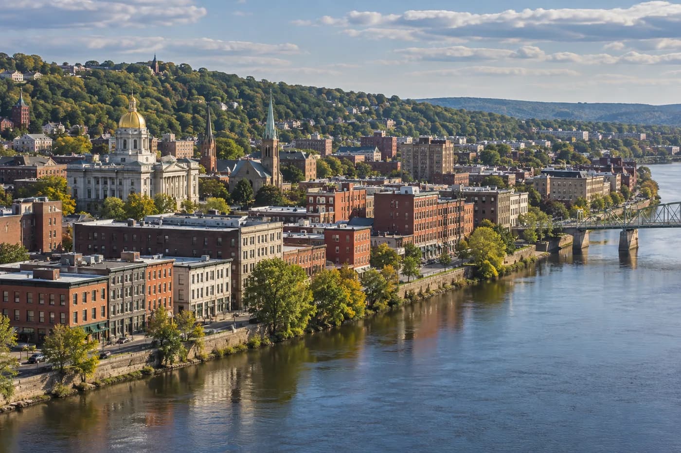 Troy, New York cityscape
