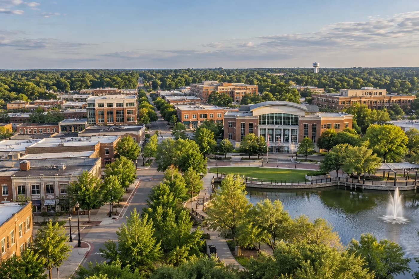 Cary, North Carolina cityscape