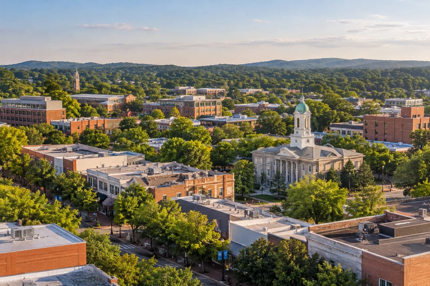Chapel Hill, North Carolina cityscape