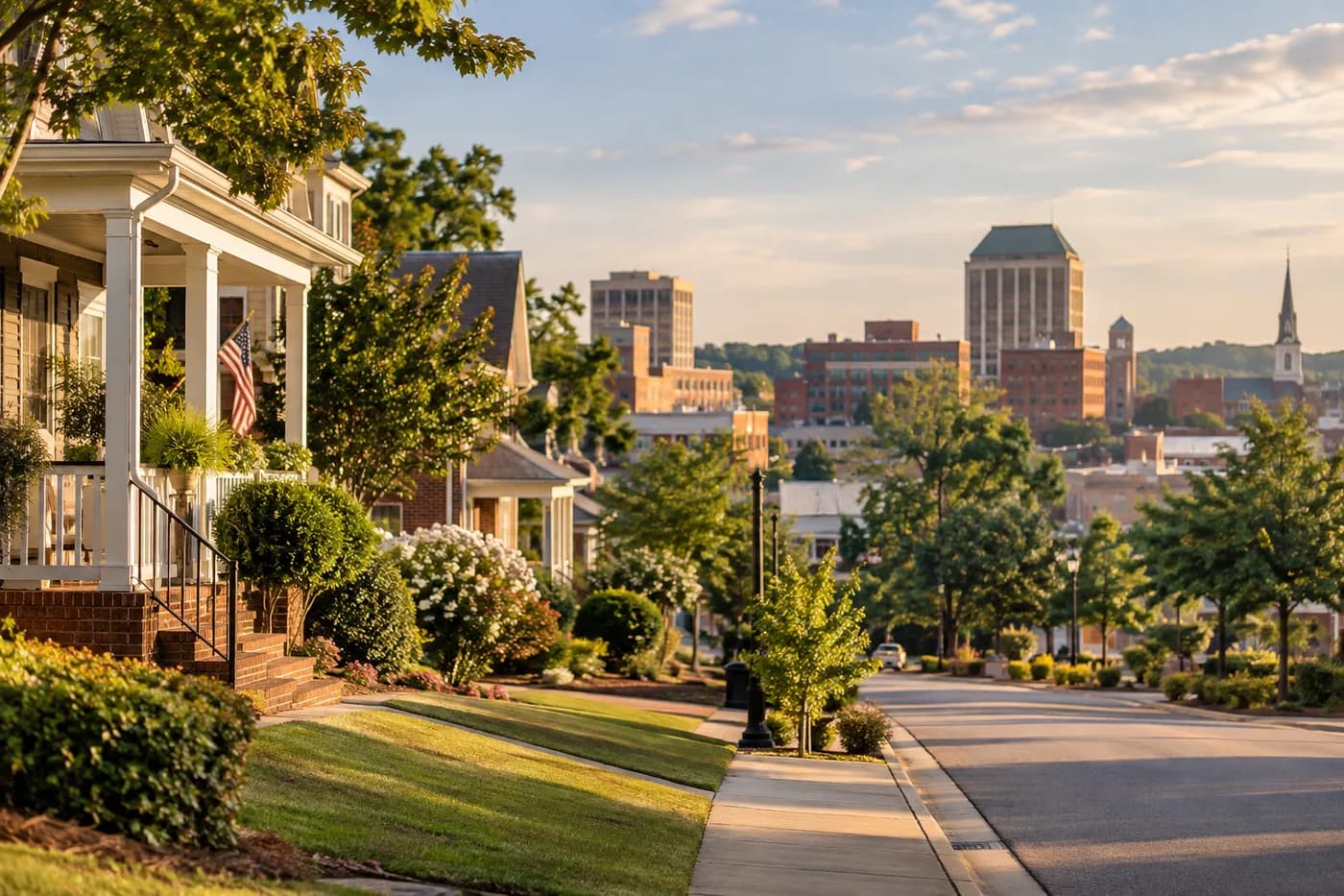 Fayetteville, North Carolina cityscape