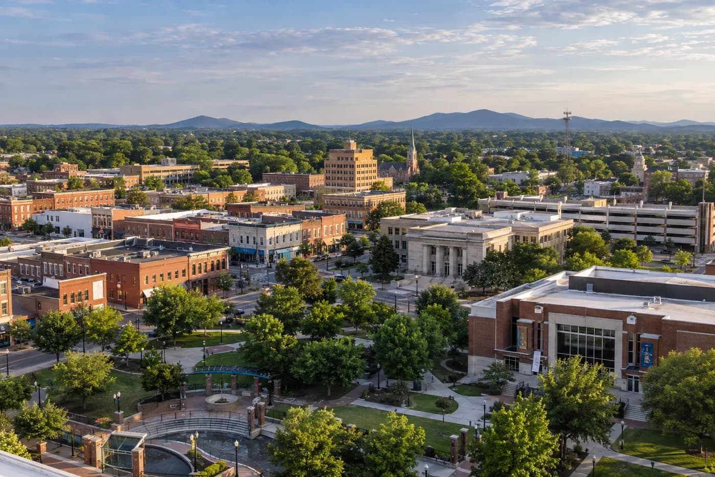 Gastonia, North Carolina cityscape