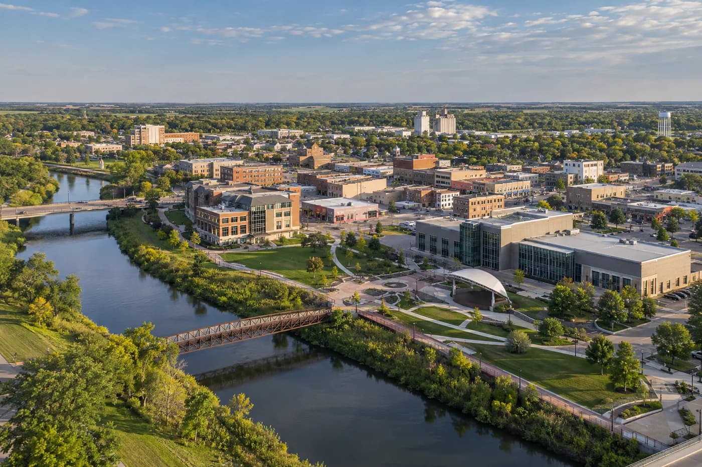 West Fargo, North Dakota cityscape