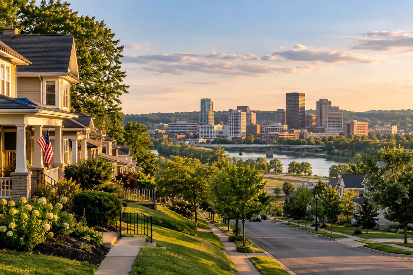 Dayton, Ohio cityscape