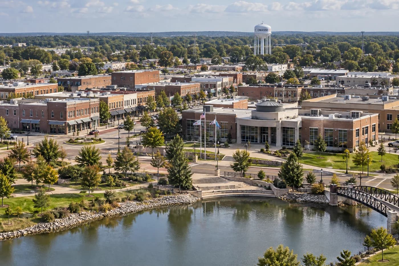 Owasso, Oklahoma cityscape
