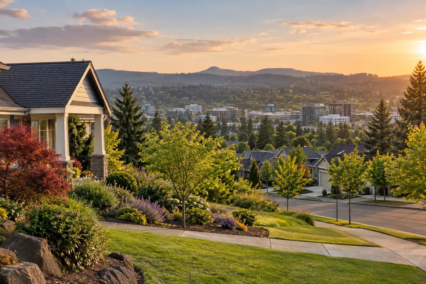 Hillsboro, Oregon cityscape